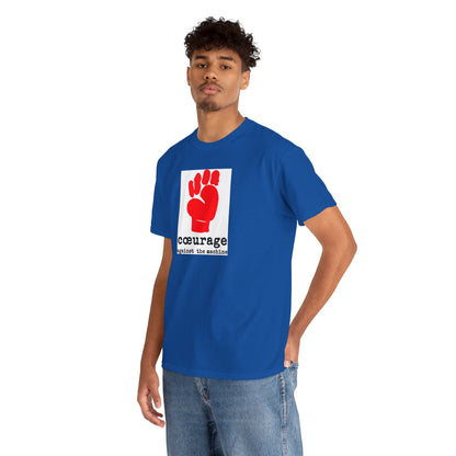 cœurage against the machine Unisex Heavy Cotton Tee
