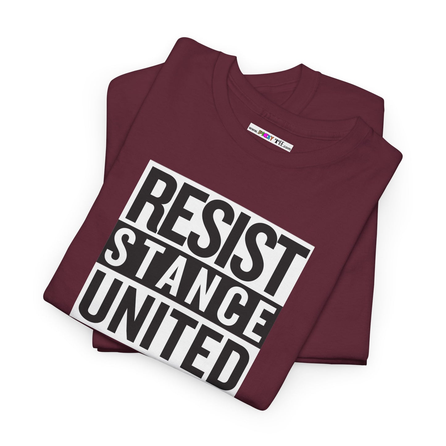 RESIST STANCE UNITED Unisex Heavy Cotton Tee