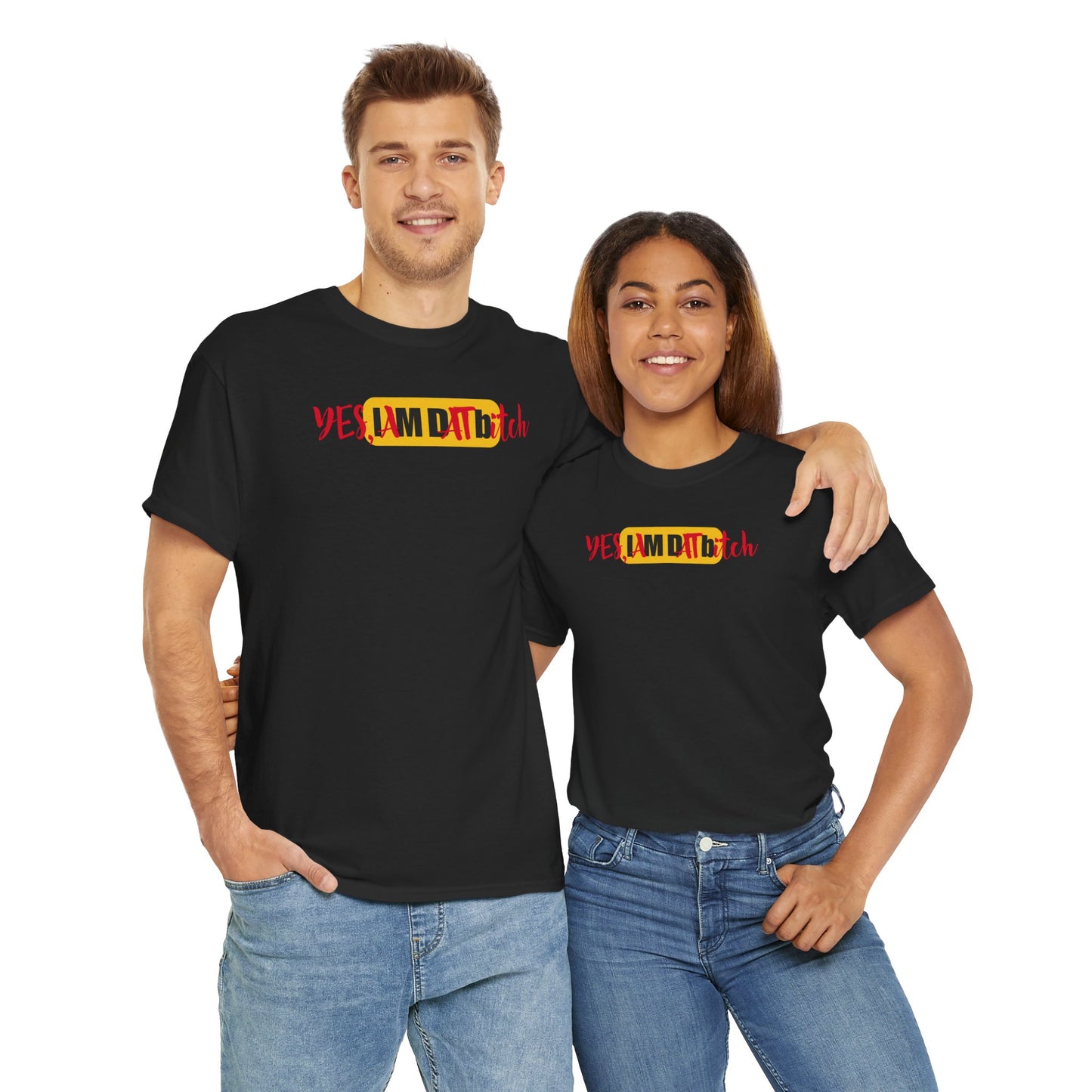 YES, IAMDATbitch Unisex Heavy Cotton Tee