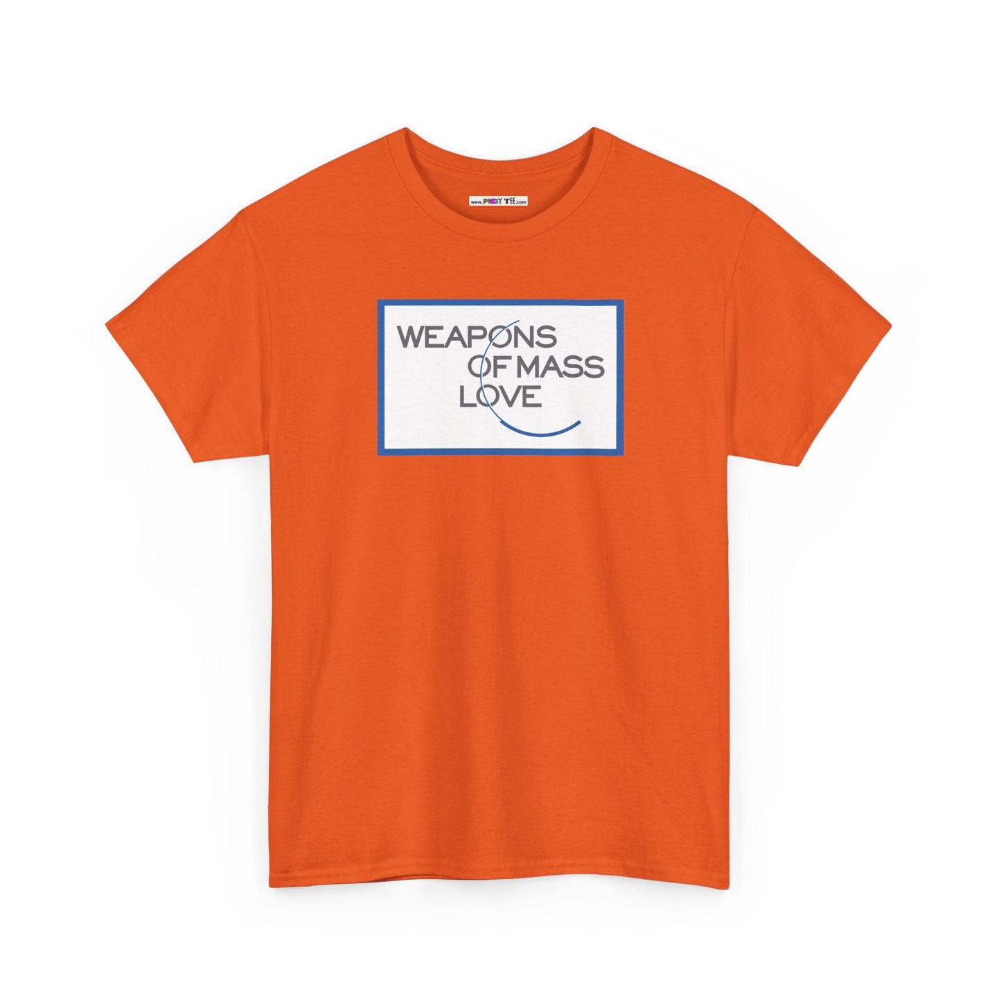 WEAPONS OF MASS LOVE Unisex Heavy Cotton Tee