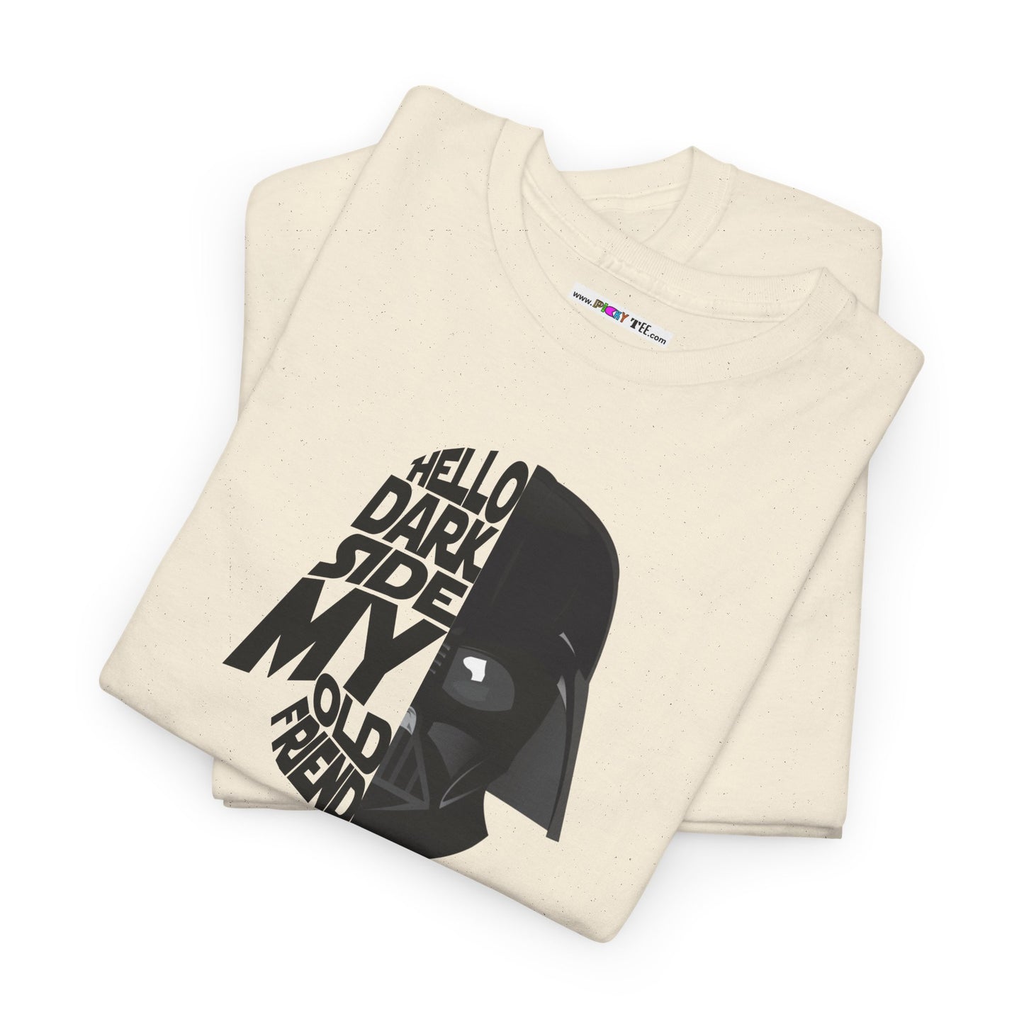 HELLO DARKSIDE MY OLD FRIEND Unisex Heavy Cotton Tee