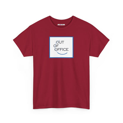 OUT OF OFFICE Unisex Heavy Cotton Tee