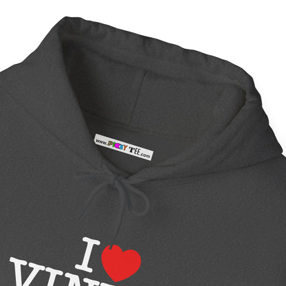 I ❤️ VINYL Unisex Heavy Blend™ Hooded Sweatshirt