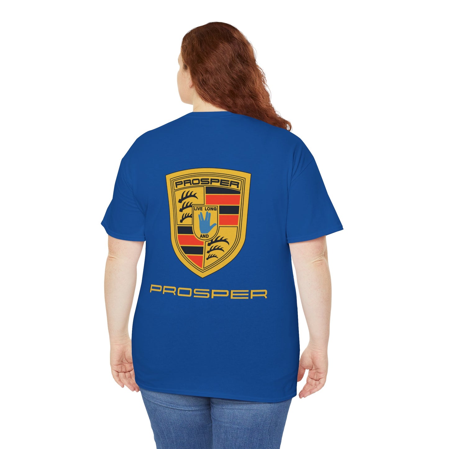 PROSPER, live long and...PROSPER Unisex Heavy Cotton Tee