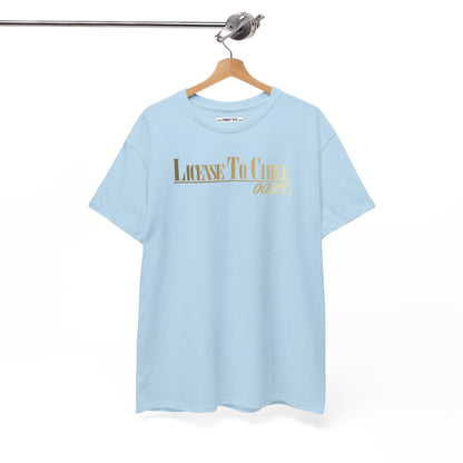 LICENSE TO CHILL 00Zzz Unisex Heavy Cotton Tee