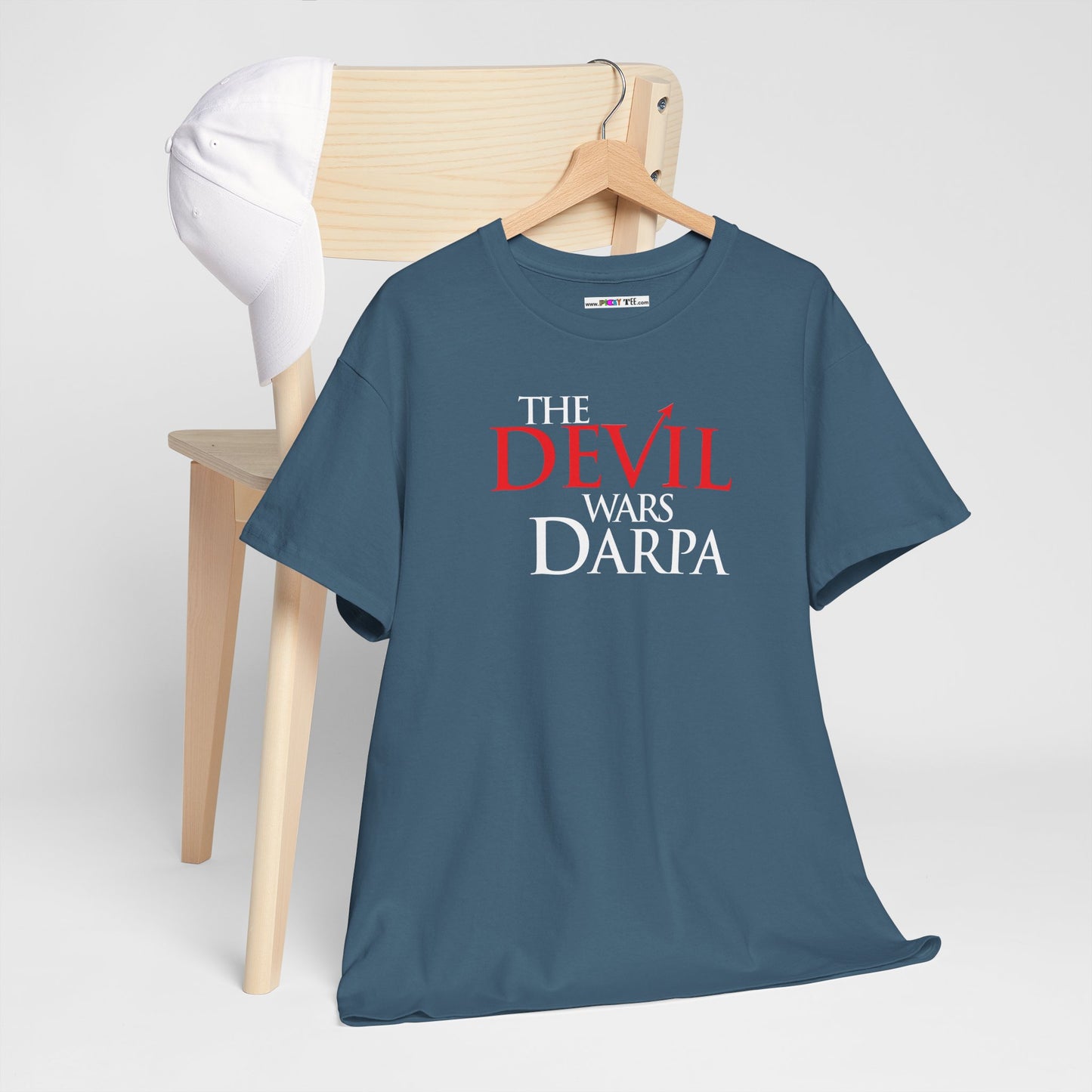 THE DEVIL WARS DARPA Unisex Heavy Cotton Tee