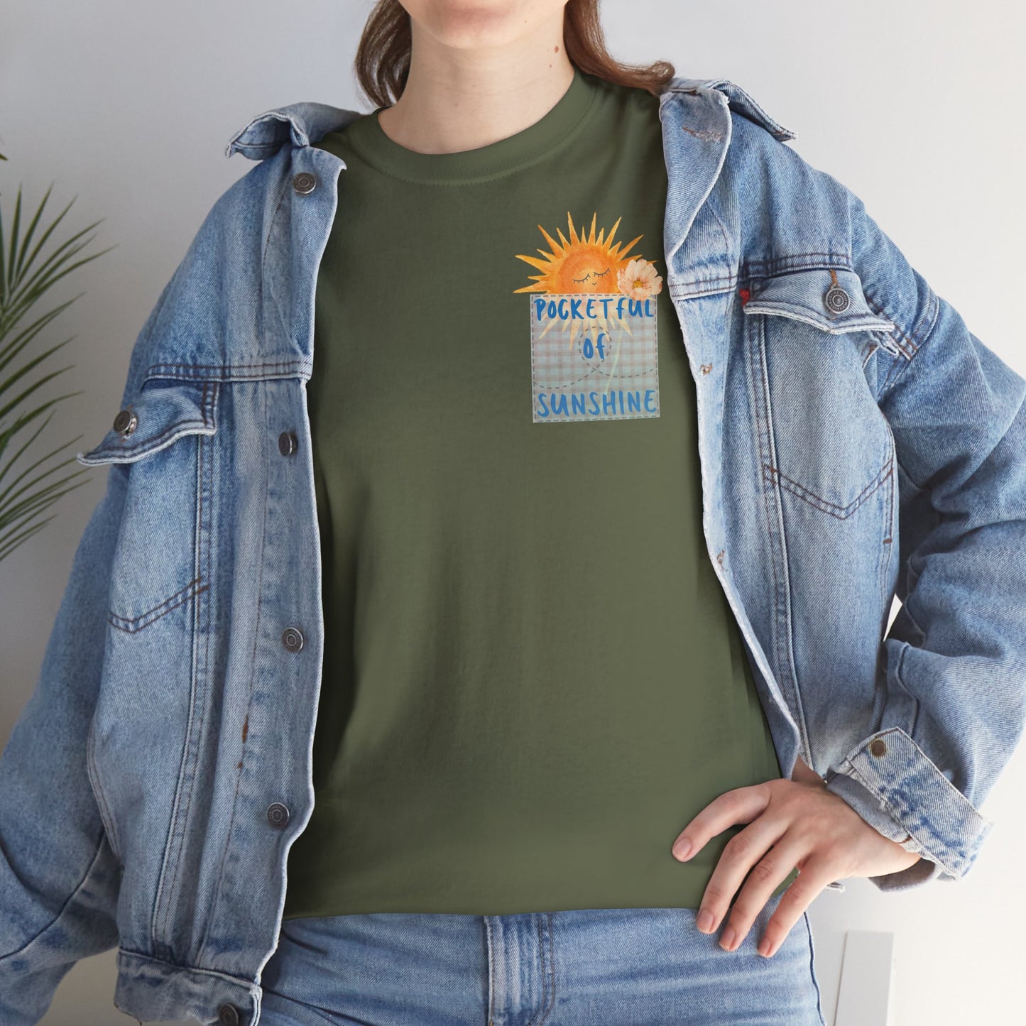 POCKETFUL OF SUNSHINE Unisex Heavy Cotton Tee