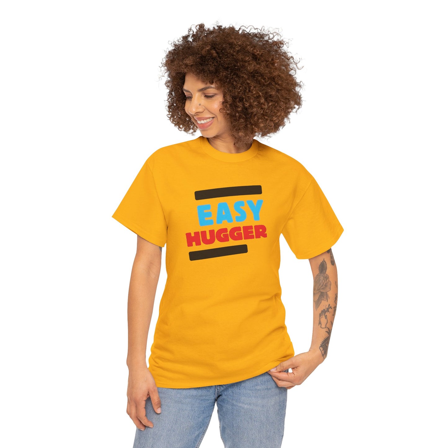 EASY HUGGER Unisex Heavy Cotton Tee