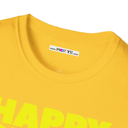HAPPY PLACE/PEACE Unisex Softstyle 100% Cotton T-Shirt