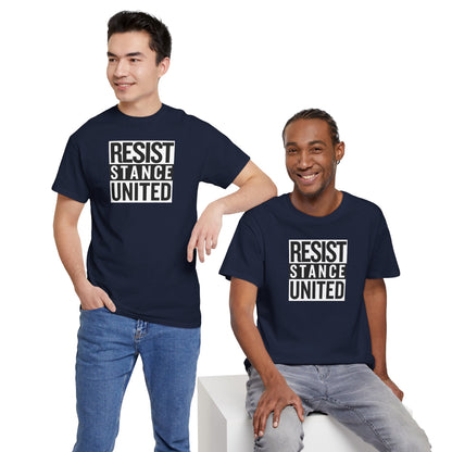 RESIST STANCE UNITED Unisex Heavy Cotton Tee