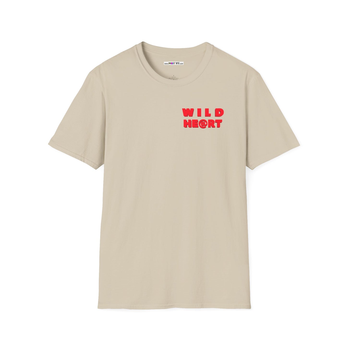 WILD AT HEART Unisex Softstyle 100% Cotton T-Shirt