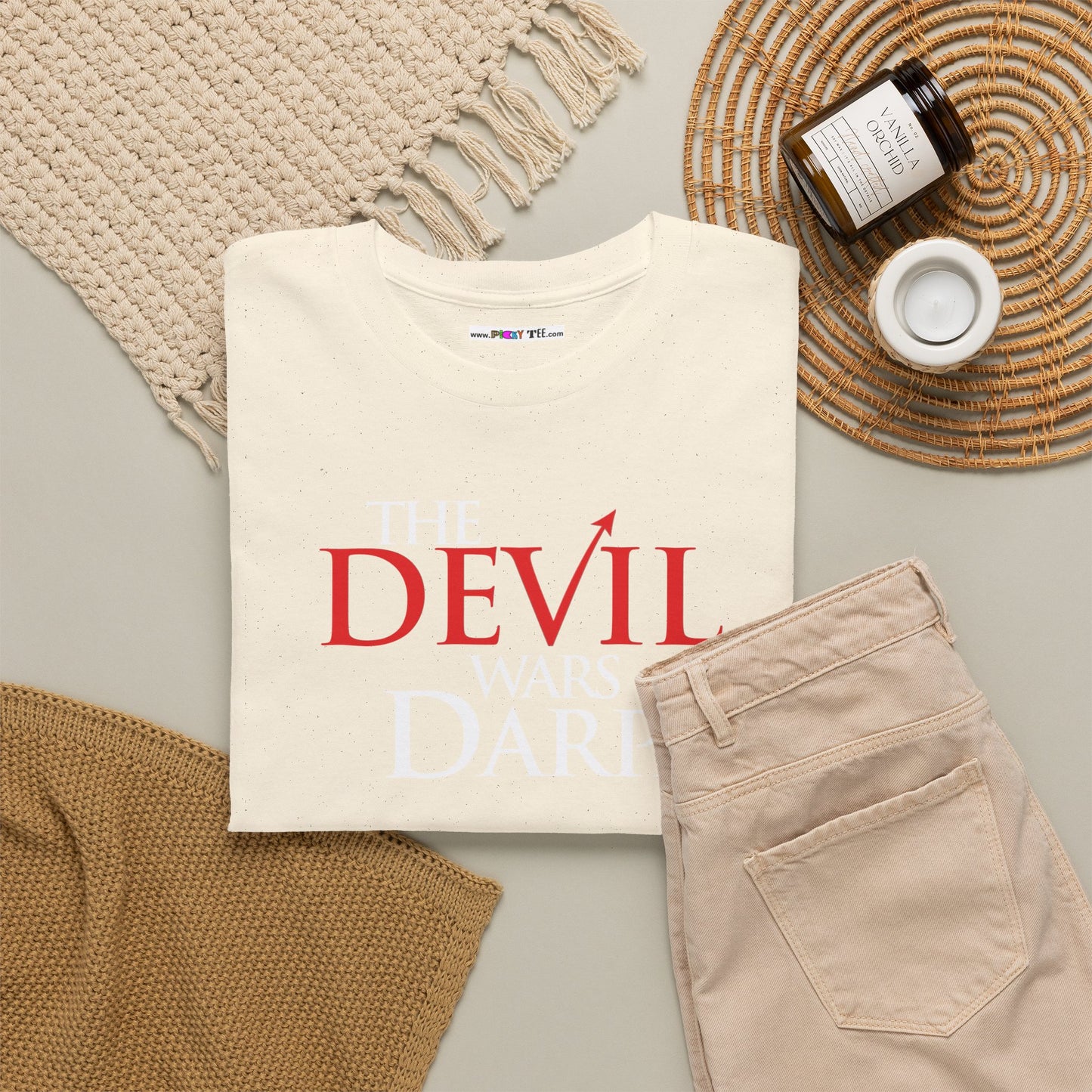 THE DEVIL WARS DARPA Unisex Heavy Cotton Tee