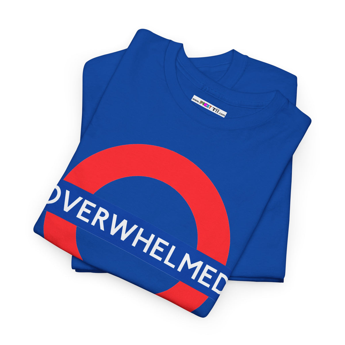 OVERWHELMED Unisex Heavy Cotton Tee