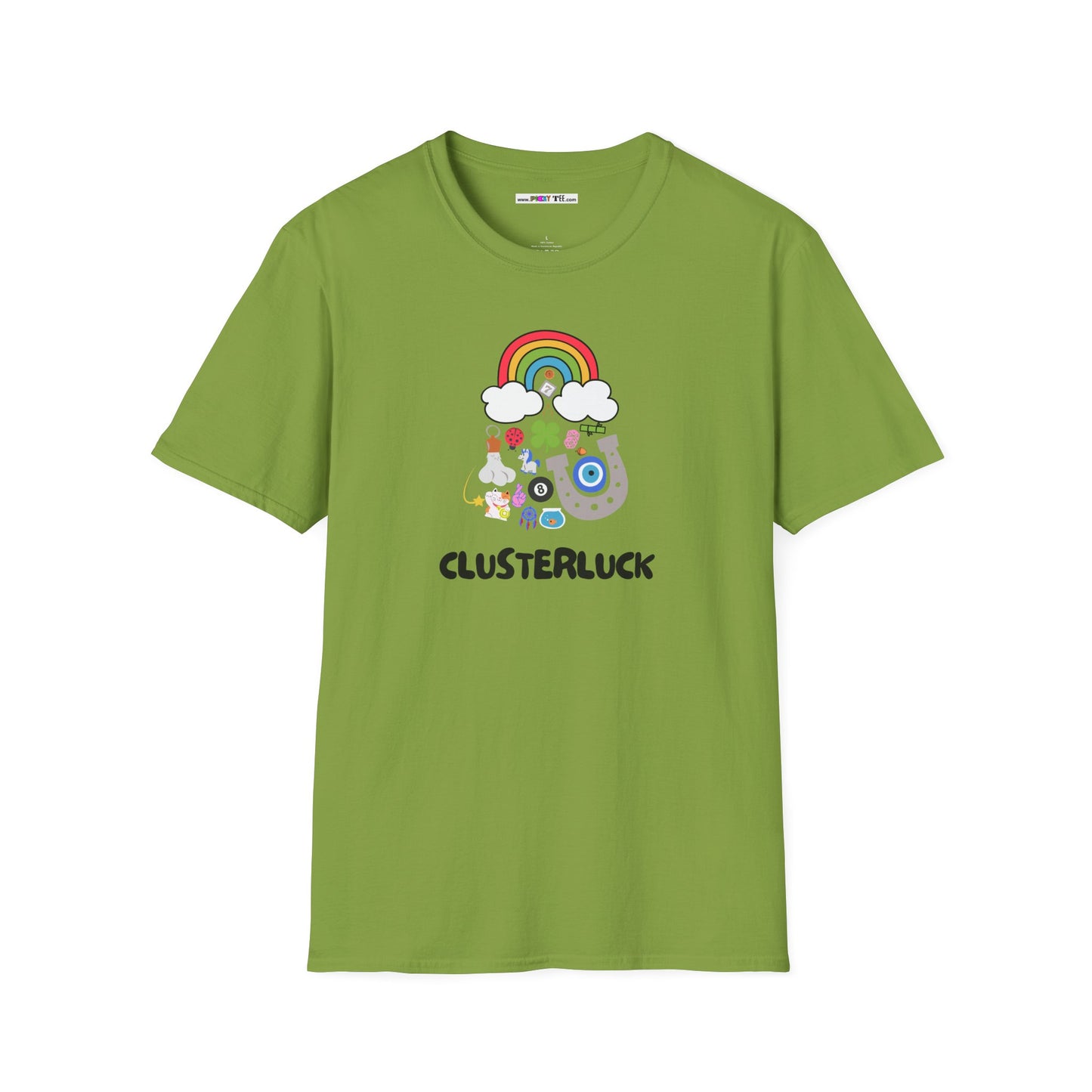 CLUSTERLUCK Unisex Softstyle 100% Cotton T-Shirt