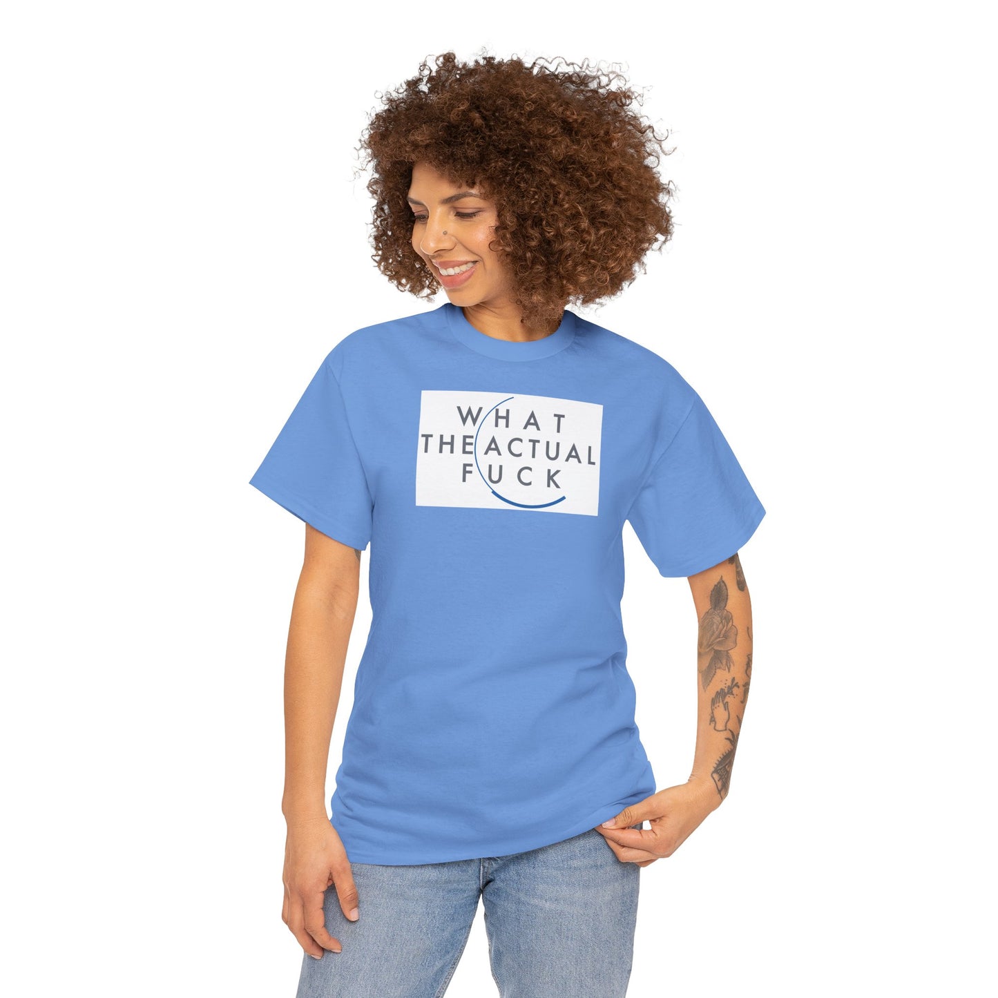 WHAT THE ACTUAL FUCK Unisex Heavy Cotton Tee
