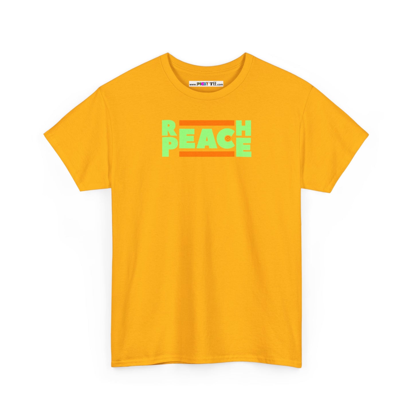 REACH PEACE Unisex Heavy Cotton Tee