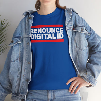 RENOUNCE DIGITAL ID Unisex Heavy Cotton Tee