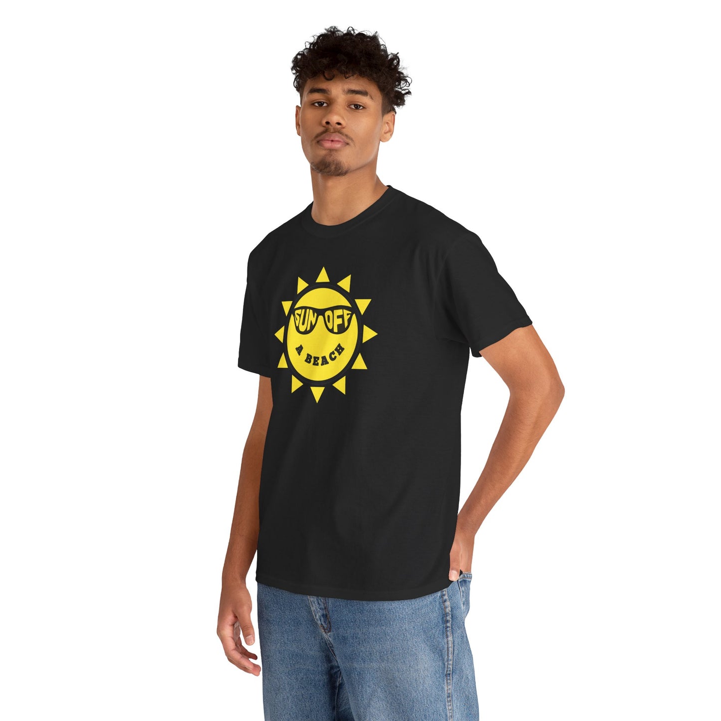 SUN OFF A BEACH Unisex Heavy Cotton Tee