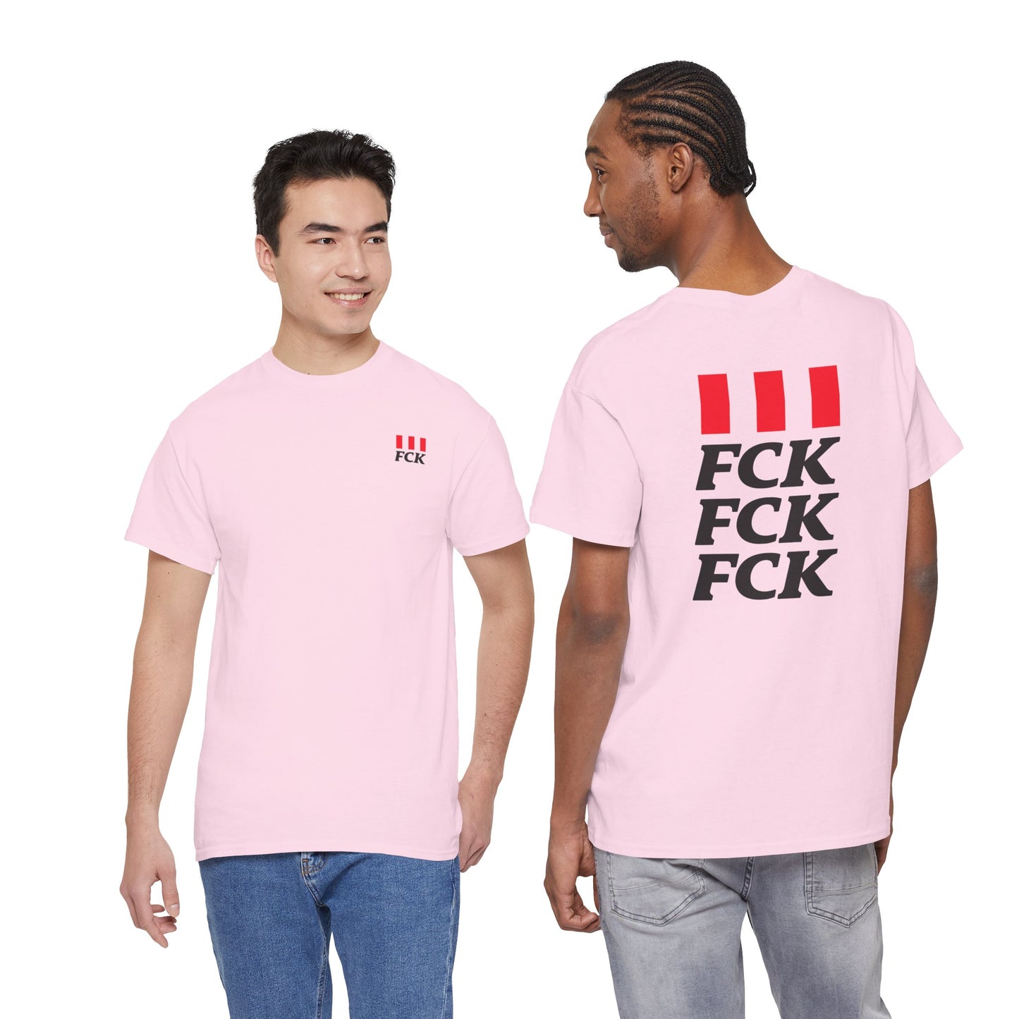 FCK FCK FCK Unisex Heavy Cotton Tee