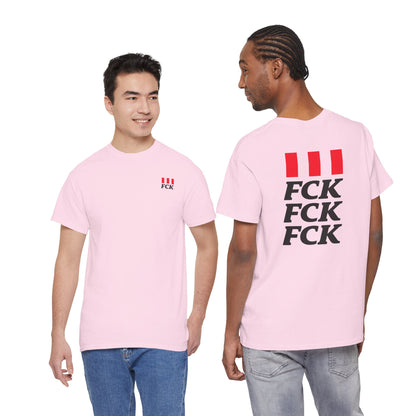 FCK FCK FCK Unisex Heavy Cotton Tee