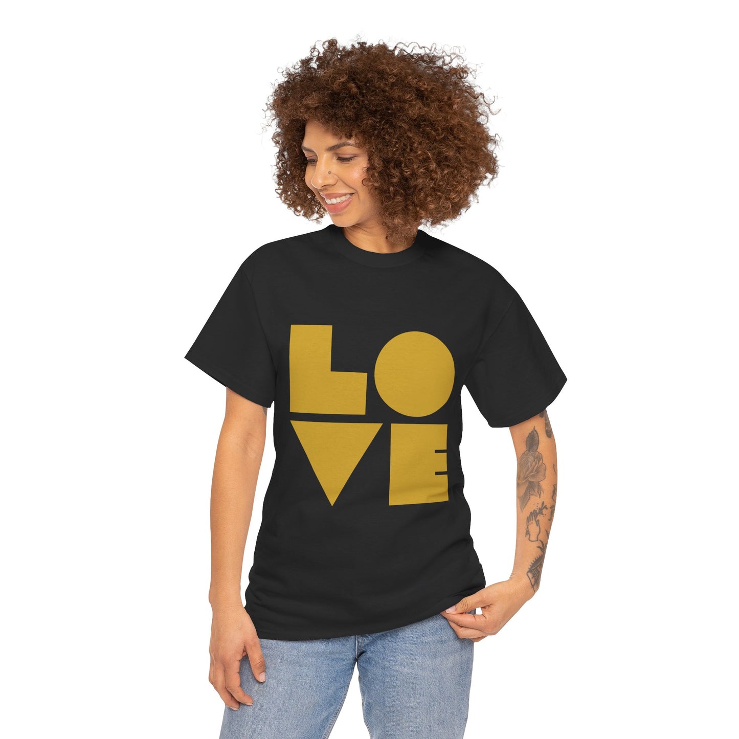 LOVE is GOLD Unisex Heavy Cotton Tee