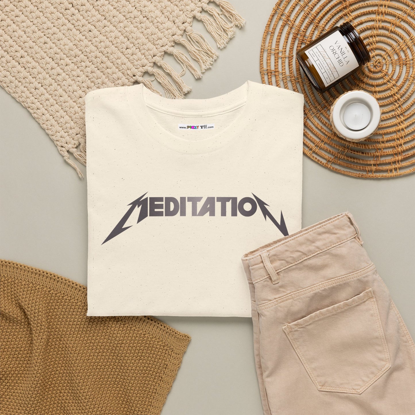MeditatioN Unisex Heavy Cotton Tee