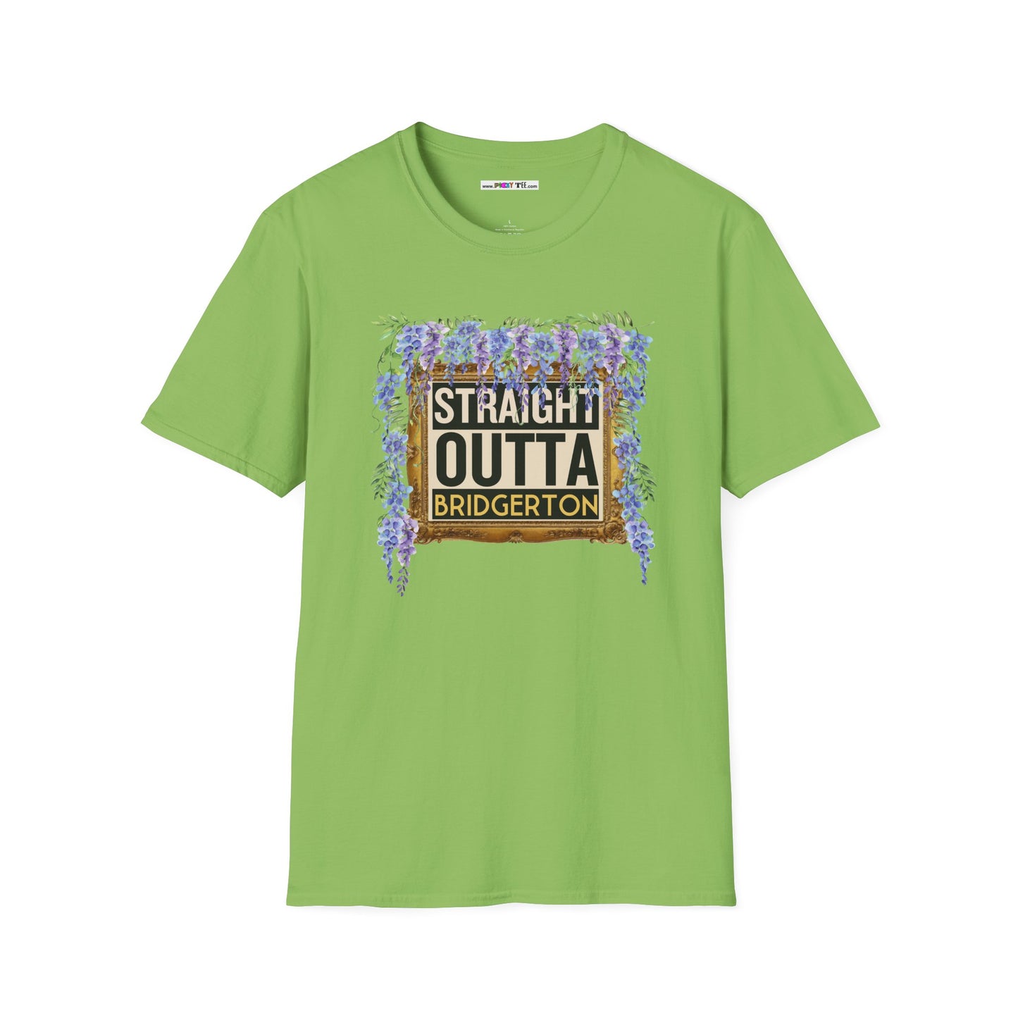 STRAIGHT OUTTA BRIDGERTON Unisex Softstyle 100% Cotton T-Shirt