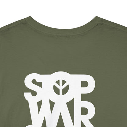 STOP WAR START PEACE Unisex Heavy Cotton Tee