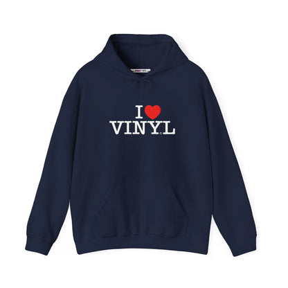 I ❤️ VINYL Unisex Heavy Blend™ Hooded Sweatshirt