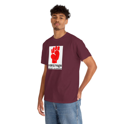 cœurage against the machine Unisex Heavy Cotton Tee