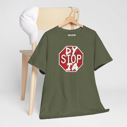 STOP DYSTOPIA Unisex Heavy Cotton Tee