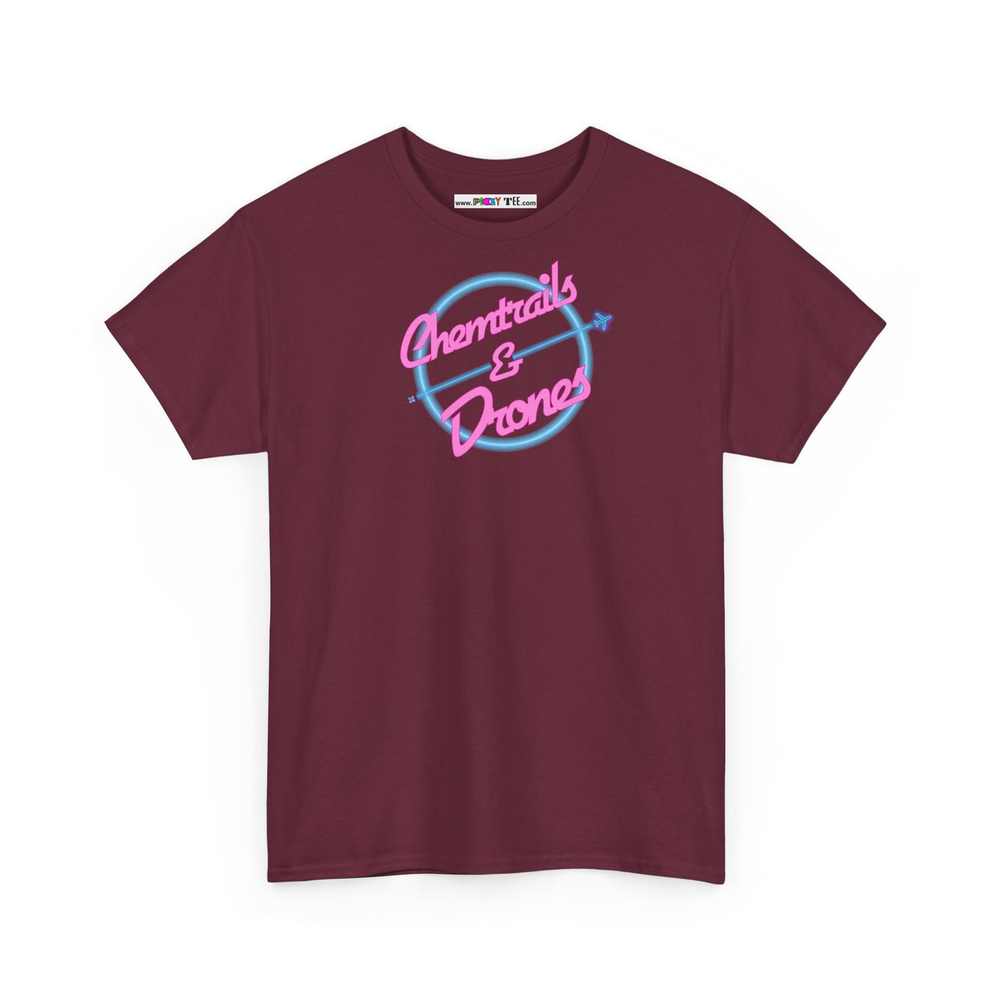 Chemtrails & Drones Unisex Heavy Cotton Tee