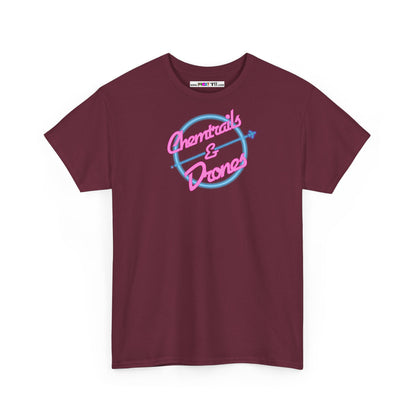 Chemtrails & Drones Unisex Heavy Cotton Tee