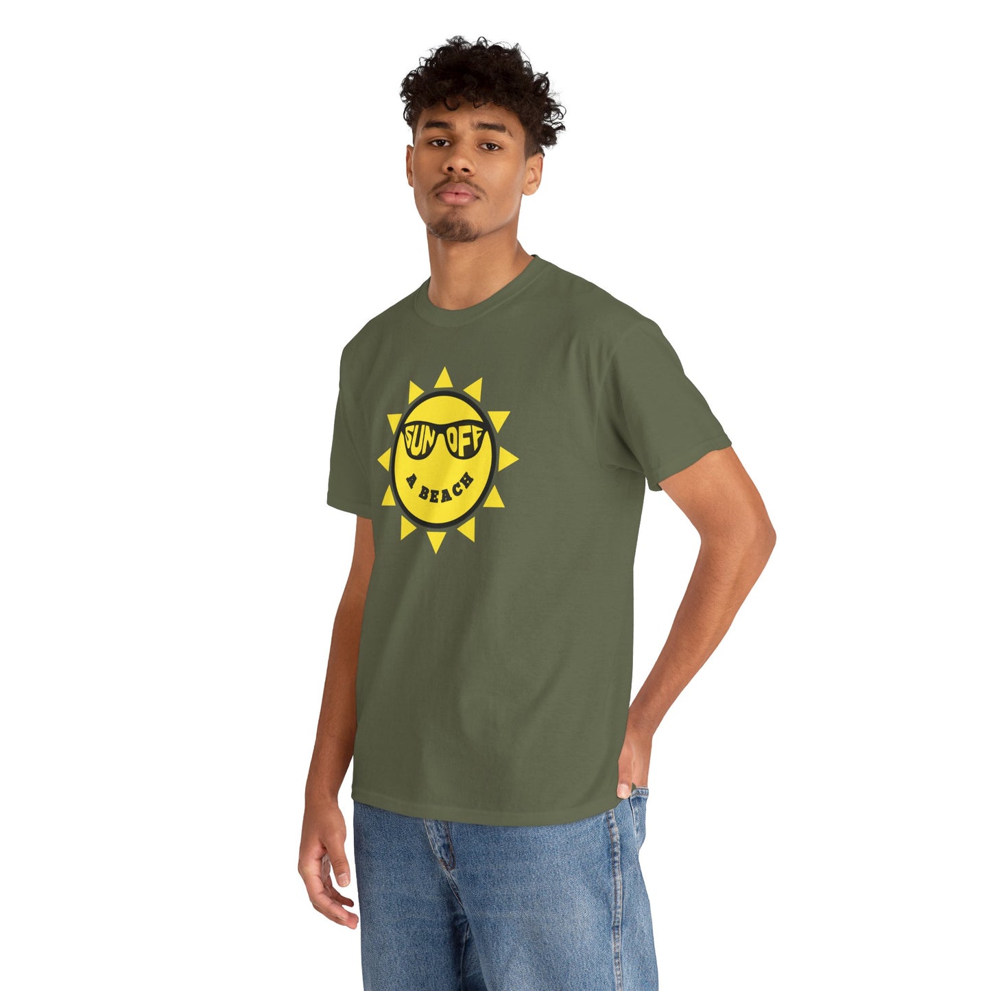 SUN OFF A BEACH Unisex Heavy Cotton Tee
