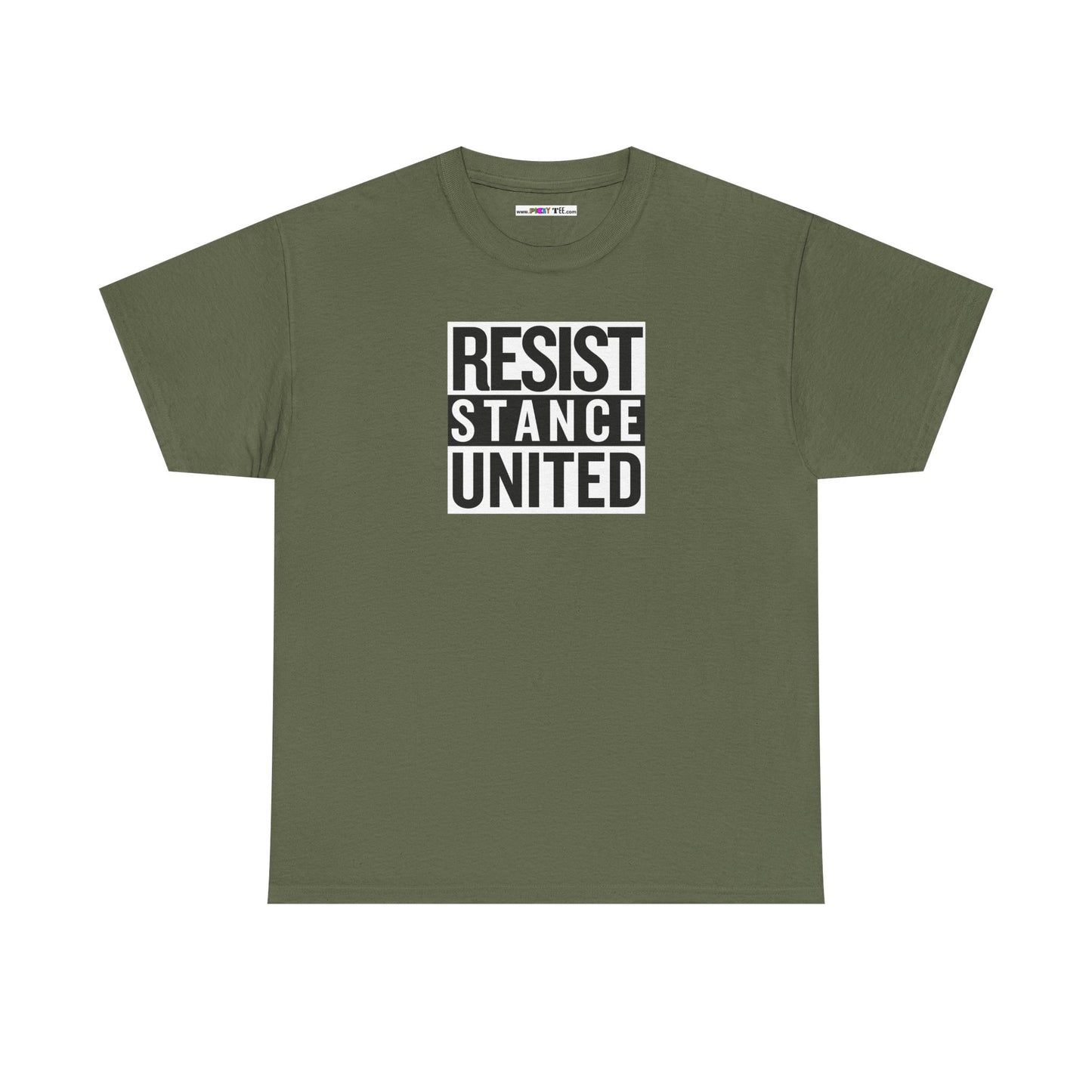RESIST STANCE UNITED Unisex Heavy Cotton Tee