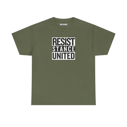 RESIST STANCE UNITED Unisex Heavy Cotton Tee