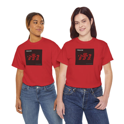 the PEACE ghost in the war-machine Unisex Heavy Cotton Tee