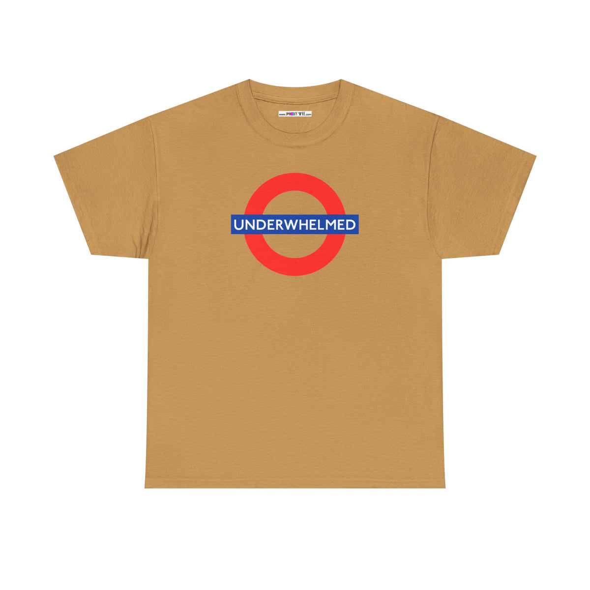 UNDERWHELMED Unisex Heavy Cotton Tee