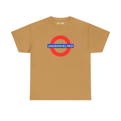 UNDERWHELMED Unisex Heavy Cotton Tee