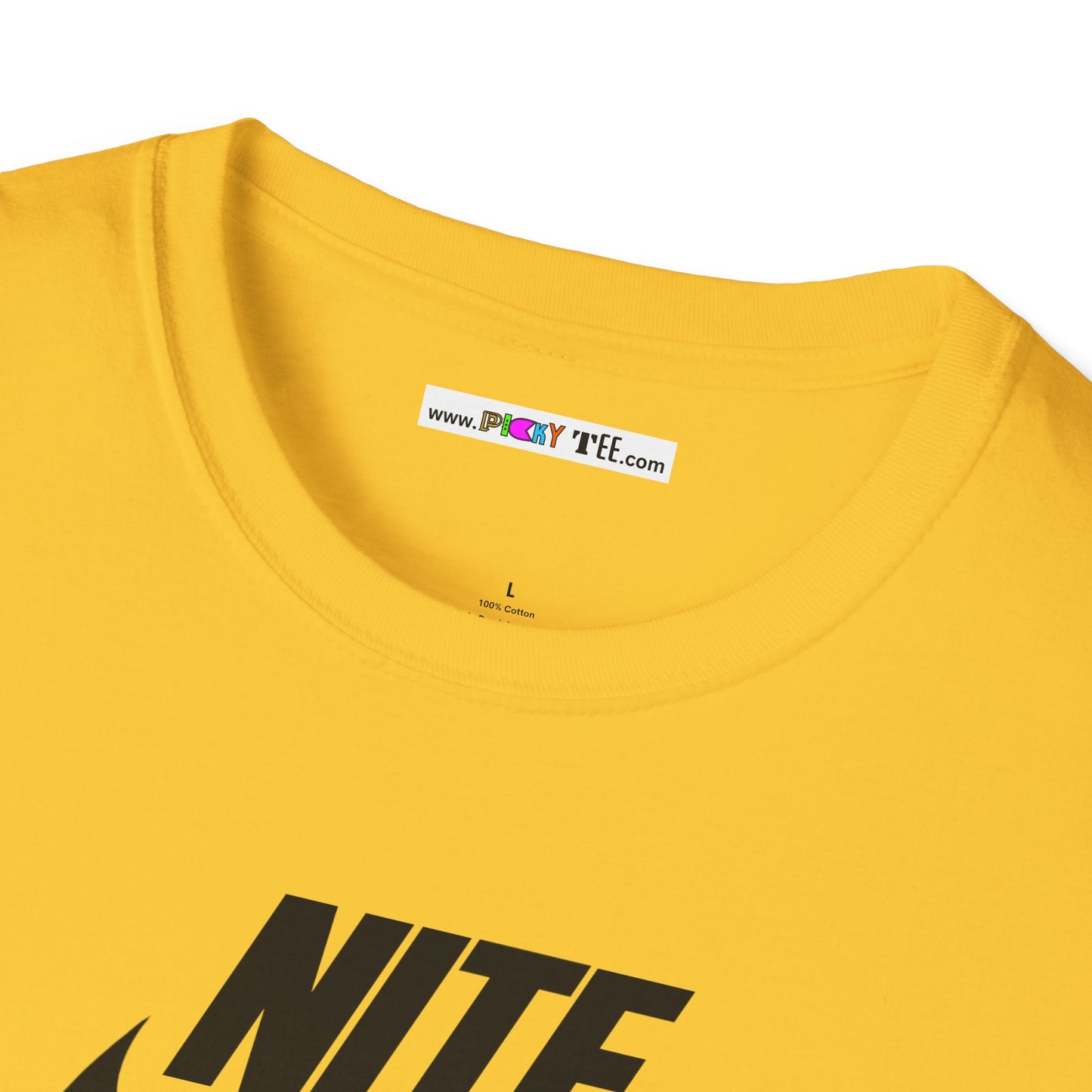 NITE....JUST DO IT....TOMORROW Unisex Softstyle 100% Cotton T-Shirt