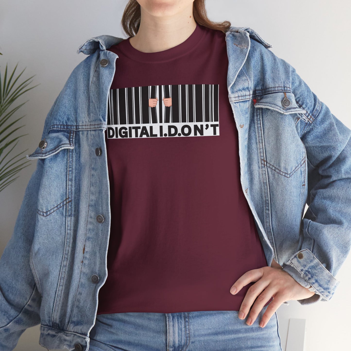 DIGITAL I.D.ON'T Unisex Heavy Cotton Tee
