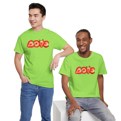 BERRY MUCH LOVE Unisex Heavy Cotton Tee