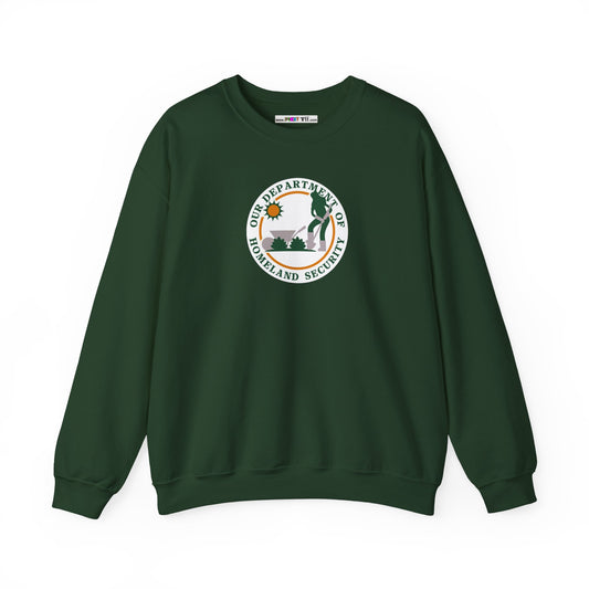 HOMELAND SECURITY (OUR DEPARTMENT OF)  Unisex Heavy Cotton Sweatshirt