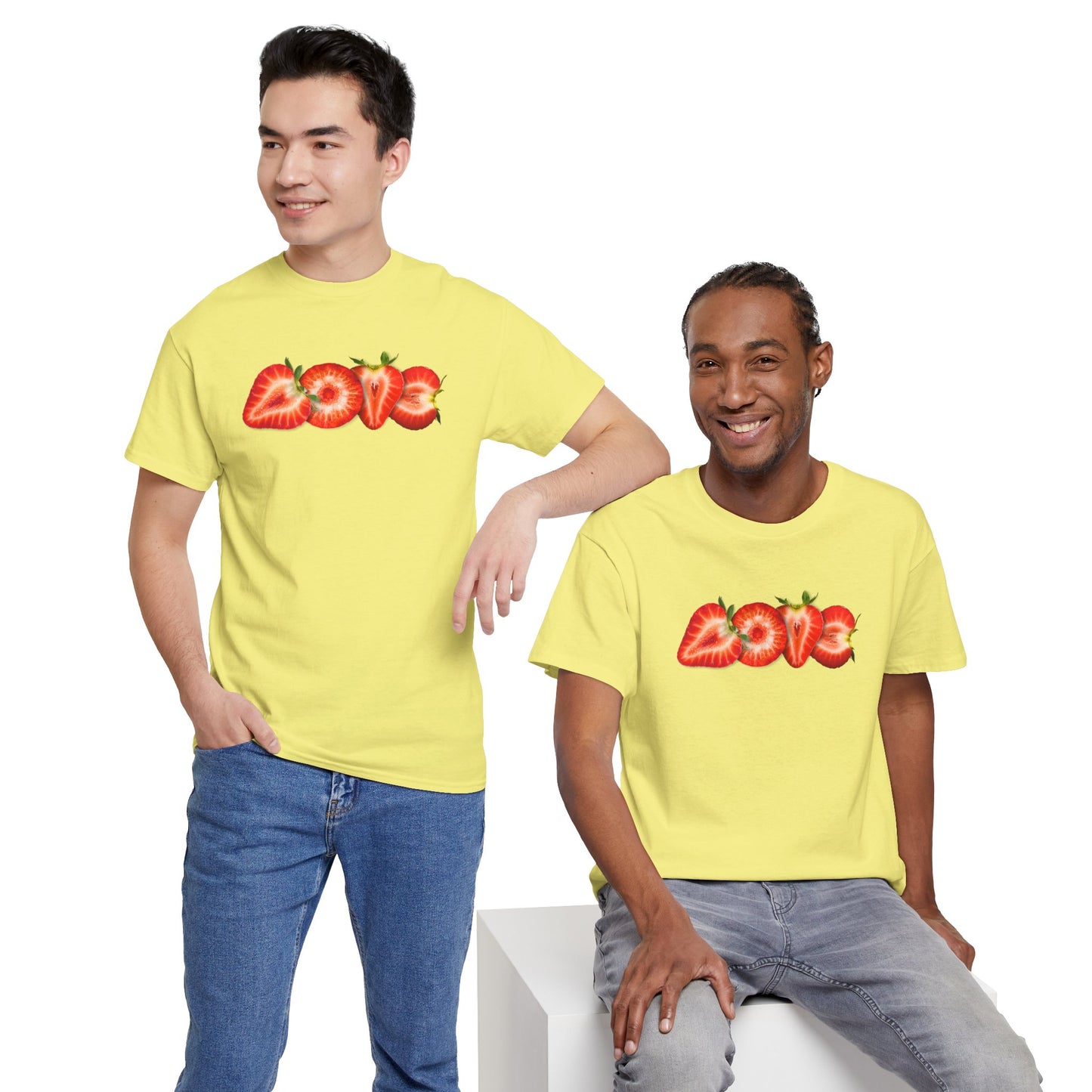 BERRY MUCH LOVE Unisex Heavy Cotton Tee