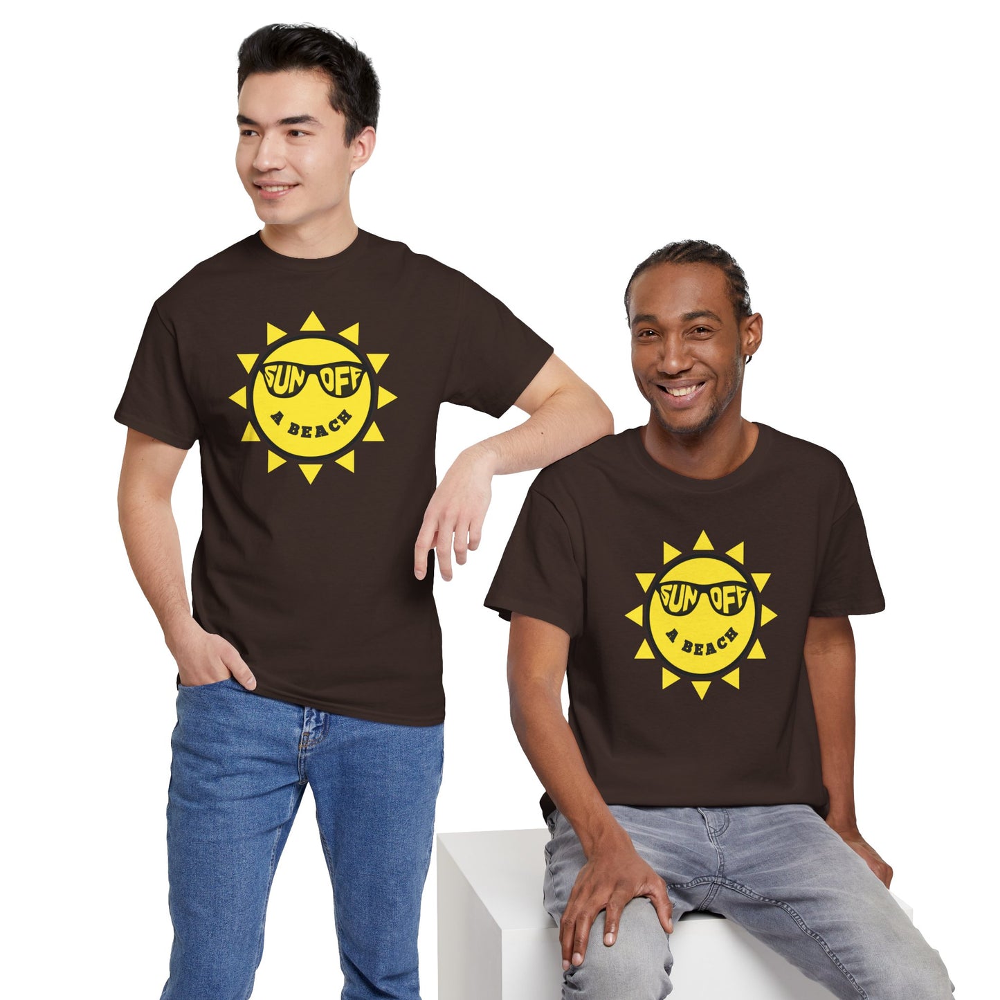 SUN OFF A BEACH Unisex Heavy Cotton Tee