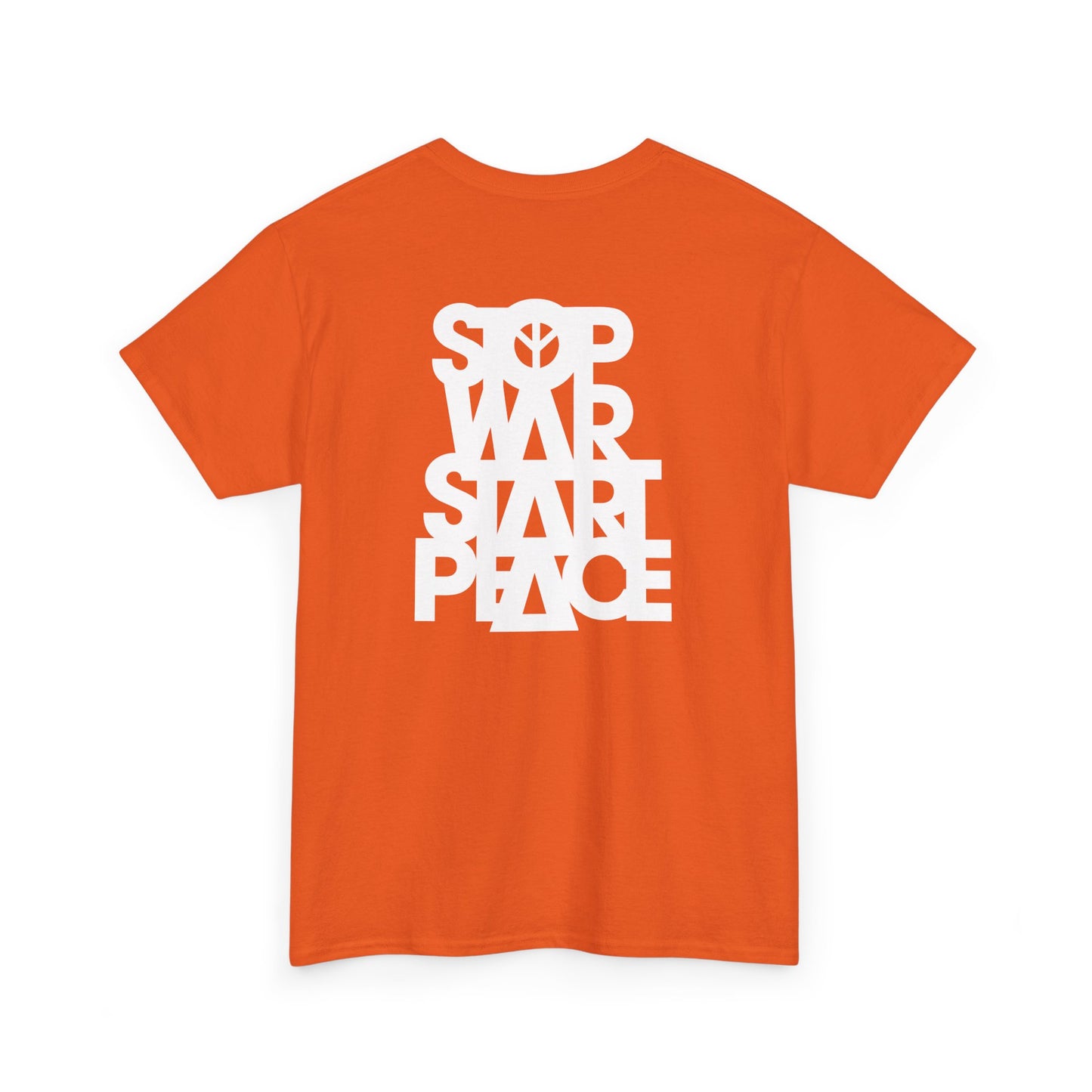 STOP WAR START PEACE Unisex Heavy Cotton Tee