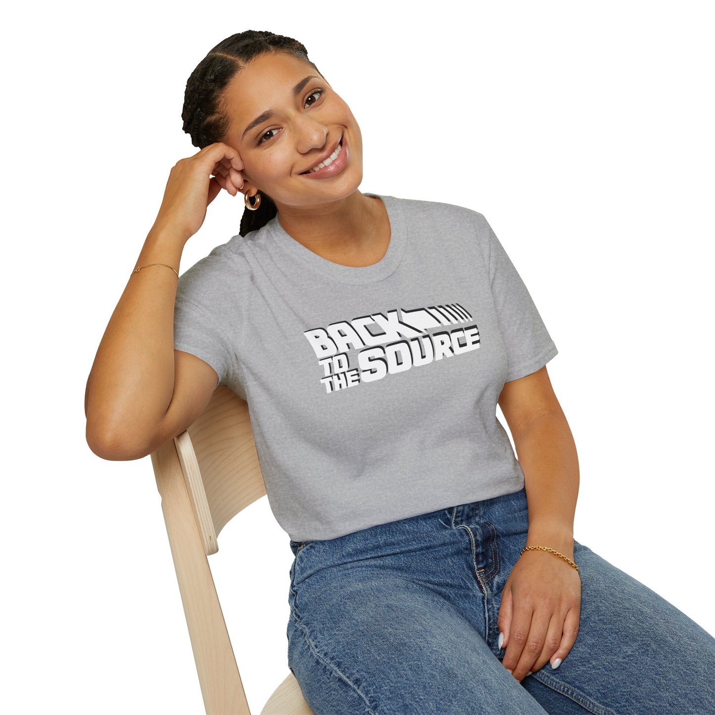 BACK TO THE SOURCE Unisex Softstyle 100% Cotton T-Shirt