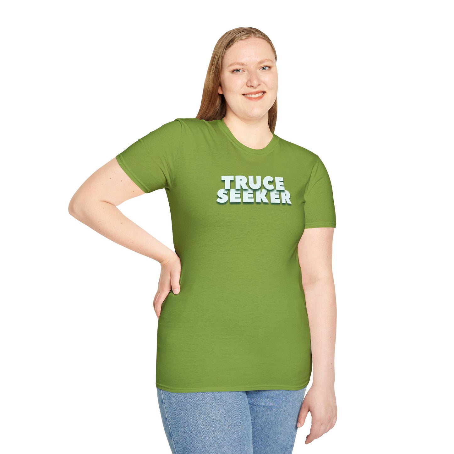 TRUCE SEEKER Unisex Softstyle 100% Cotton T-Shirt