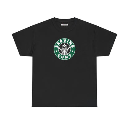 SERVINGCUNT Unisex Heavy Cotton Tee