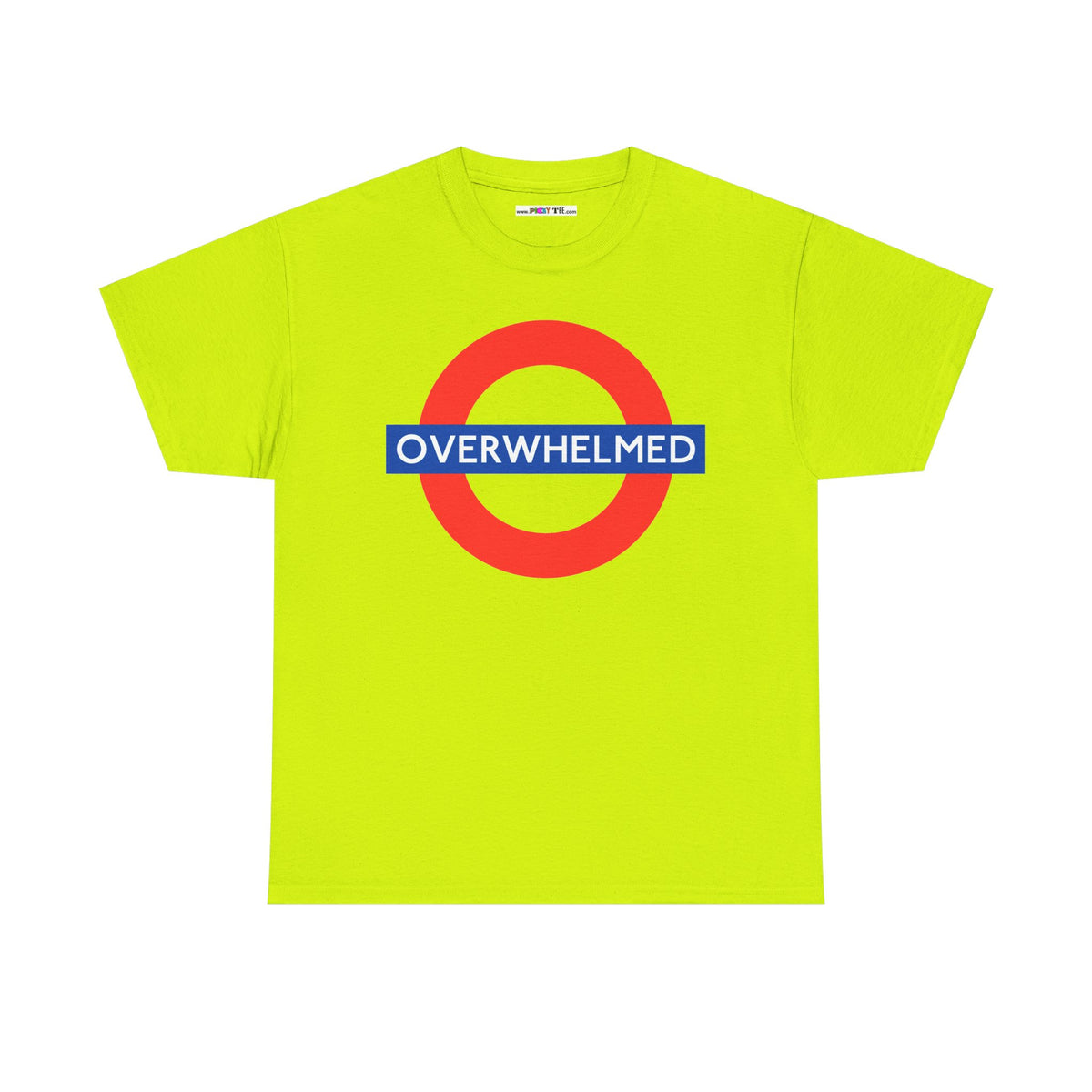 OVERWHELMED Unisex Heavy Cotton Tee